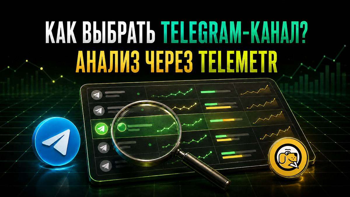 Как выбирать Telegram-каналы через Telemetr
