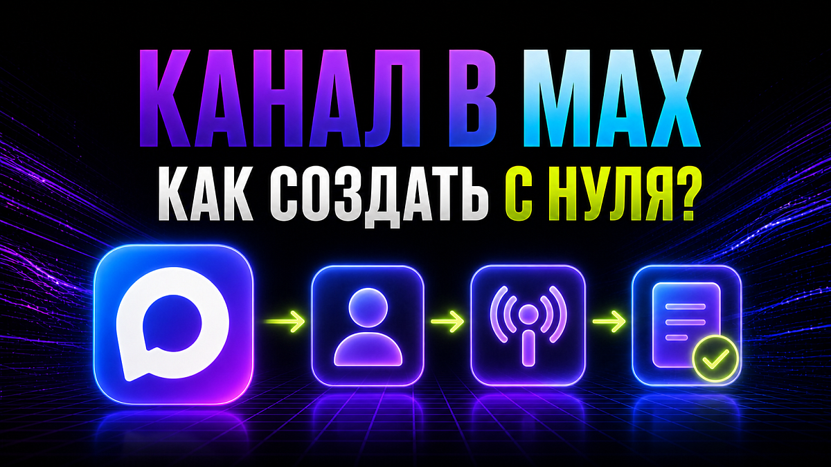 Как создать канал в MAX