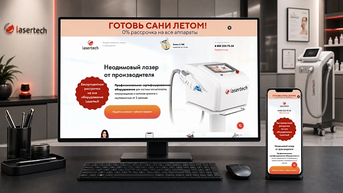 Lasertech: интернет-магазин косметологического оборудования
